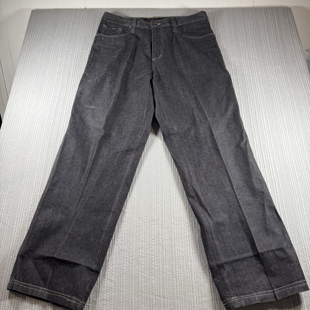 Fubu The Collection Jeans Men’s 38 Wide Leg Y2K Streetwear Hip Hop Retro 90s